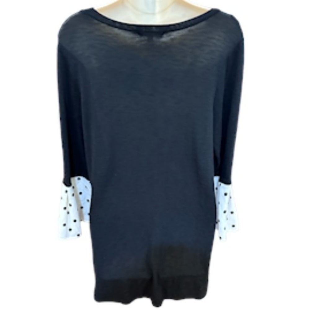 Gilli black polkadot sleeves top - Picture 6 of 8